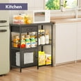 thumbnail image 4 of Gabinete SWTYMIKI para barra de café con patas ajustables, negro, 4 of 8