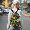 thumbnail image 7 of Quilted Backpack Fashion Backpack 11.41 * 6.1 * 14.17 Inch Women's Fashion Backpack Picnic Shopping Travel Out Sports backpack Pretty Flowers1, 7 of 7