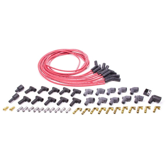 Moroso Blue Max Spark Plug Wire Set Spiral Core 8 mm Red V8 P/N 73214