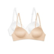 Wonder Nation Girls Wirefree T-Shirt Bra, 2-Pack, Sizes 30A-38A