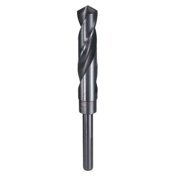 Uxcell 11/16" Drill Bit 3/8" Reduced Shank 4241 High-speed Steel Twist Drill 118 Degree Split Point for Soft Materials Wood Plastic Iron Copper Aluminum