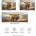 thumbnail image 4 of Coolnut Highland Cow Satin Pillowcase for Hair and Skin Silk Pillowcase Soft Sleeping Pillow Covers Smooth Cooling Pillowcase with Envelope Closure Size Standard 20x30 in Home Decor Gifts, 4 of 7