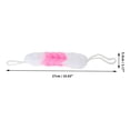 thumbnail image 2 of Unique Bargains 1 Pc Long Stretch Back Sponge Back Sponge for Shower 10.63"x2.17"x1.77" Pink, 2 of 4