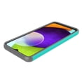 thumbnail image 7 of Tekcoo Cases for Galaxy A32 / Galaxy A52 / Galaxy A72 5G, Tekcoo [Tmajor] Shock Absorbing [Turquoise] Rubber Silicone & Plastic Bumper Grip Cute Sturdy Hard Phone Cases Cover, 7 of 7