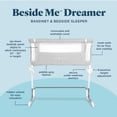 thumbnail image 4 of Baby Delight Bedside Me Dreamer Bassinet & Bedside Sleeper for Infants, Pebble Grey, 4 of 18