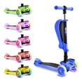 thumbnail image 2 of Hurtle Scooter de 3 Ruedas para Niños y Niñas 1 Año en Adelante, Patin del Diablo, Luces LED en las Ruedas, Manillar Ajustable y Asiento Plegable, Modo Sentado o de Pie con Freno, Azul, 2 of 8