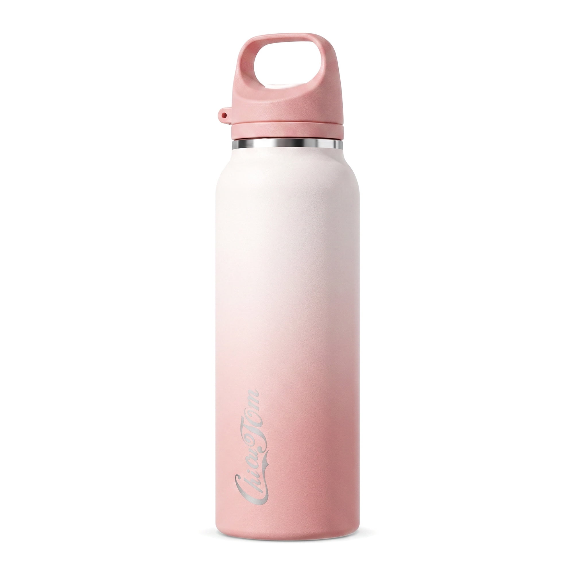 Unique Bargains 21 oz Stainless Steel Insulated Leak Proof Vacuum Water Bottle Pink