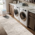 thumbnail image 5 of Abstract 2x10 Kitchen Rug Runners - Washable 10ft Hardwood Sink Rugs Non-slip Hallway Entryway Area Soft Floor Mat Indoor Farmhouse Carpet For Bathroom Living Room Bedroom (2 X 10 Beige/cream), 5 of 8