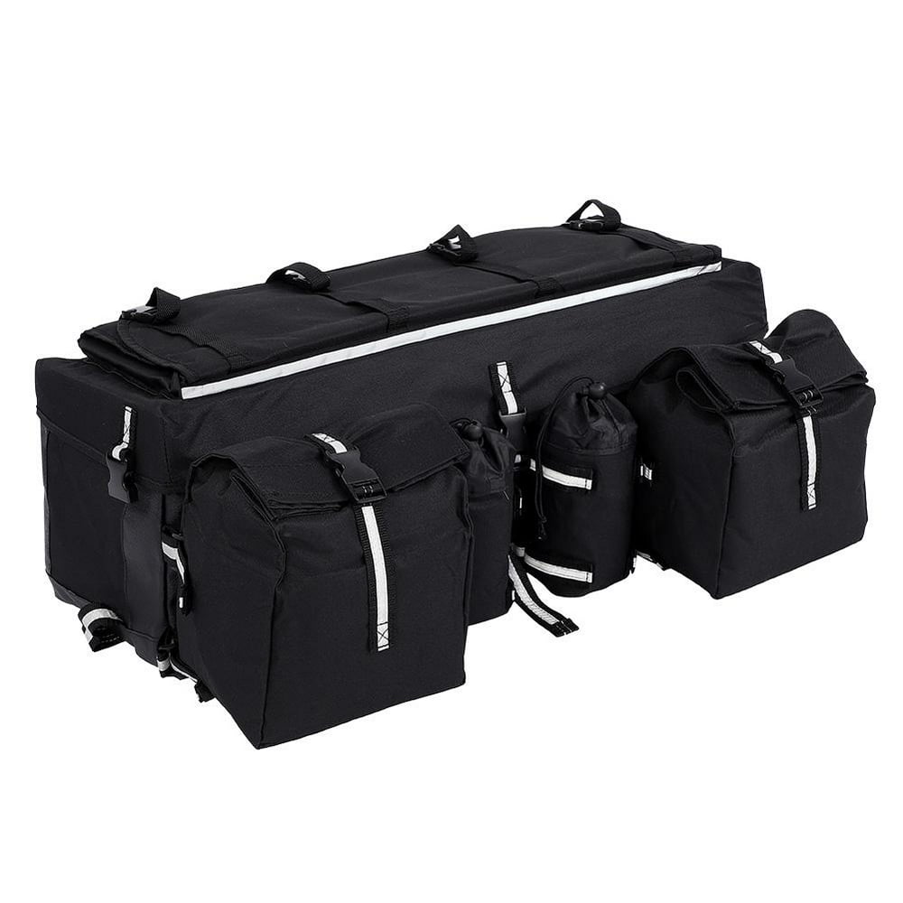 LYUMO ATV Rear Rack Soft Luggage Storage Cargo Gear Pack Tank Saddle Bag, Atv Saddle Bag, Atv