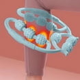 thumbnail image 3 of DPTALR Rouleau à Neuf Roues pour Muscles des Jambes, 3 of 5