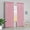 Baby Pink, variant on Amay Blackout Double Pinch Pleat Curtain Panel Draperies True Red 60"W x 84"L-1 Panel