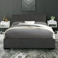 thumbnail image 4 of Camden Isle Home Modern Abbey Gray Twin Platform Bed, 4 of 4