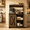 Dark Oak, variant on Catrimown Farmhouse Coffee Bar Cabinet, Sideboard Buffet Cabinet with Storage and Shelf, Dark Oak