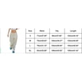 thumbnail image 2 of Sngxgn Womens Cargo Pants Lightweight Straight Wide Leg Casual Trousers Y2K Streetwear Pants(White,L), 2 of 8