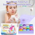 thumbnail image 3 of BUDAO00 Bath Bomb Gift Set with Surprise Inside, 9Pcs Colorful Handmade Kids Safe and Gentle Spa Bath Fizz Balls Kit, Birthday Christmas Gift, 3 of 9