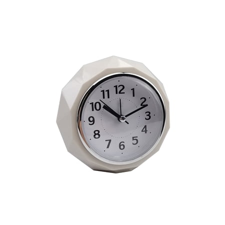 Cut Silent Alarm Clock with Night Light & Snooze Function for Bedside Office Study Room, Battery Operated Desktop Clock with Melody Alarm, Modern Decorative Time Clock for Desktop Display