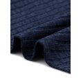 thumbnail image 5 of DARING DIVA Women's Plus Tops Crew Neck Button Decor Pullover Blouses 2X Dark Blue, 5 of 6
