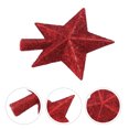 thumbnail image 3 of LOLIPPYY NICEXMAS Red Glitter Christmas Tree Topper Holiday Decoration for Christmas Trees, 3 of 7