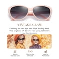 thumbnail image 2 of Giselle Cat Eye Rhinestone Kids Retro Sunglasses for Teens Girls Children Age 6-14 Trendy Glasses, 2 of 7