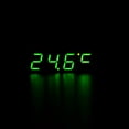 thumbnail image 5 of Reloj Eléctrico Para Coche, Temporizador Digital, Reloj De Temperatura Led, Termómetro, Voltímetro, Pantalla Led, Reloj Digital, Luz Verde, Azul Y Roja Moyic VI008628-03, 5 of 5