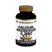 Windmill Calcium, Magnesium and Zinc Tablets 100 Tablets