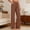 Coffee, variant on DuoJiaJ Casual Linen Pants High Waist Wide Leg Trousers Loose Fit Comfortable Fashionable Long Pants Women's Wide Leg Pants Beige L