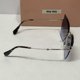 thumbnail image 3 of Miu Miu woman’s sunglasses smu 56T butterfly purple lenses, 3 of 6