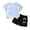 Light Blue, variant on Pretty Bowknot for Girls Casual Two Piece Outfit with Decorative Ribbon for Everyday Wear A World without Clothes Cute Fashion Outfits Sweatpants and Hoodie Set for Girls Baby Girl 6-9