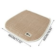 thumbnail image 3 of Hiroekza Plush Warm Cushion Solid Wood Stool Chair Cushion Office Sedentary Fart Cushion Home Dining Chair Cushion Butt Seat Cushion Chair Cushion Khaki, 3 of 4
