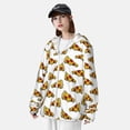 thumbnail image 3 of Lsque Pizza Pattern UPF 50+ Lightweight Sun Protection Men's Women's Long Sleeve Shirt, Hoodie Performance -Large, 3 of 7