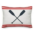 thumbnail image 2 of Creative Products Nautical Oars 14x20 Spun Poly Pillow, 2 of 3