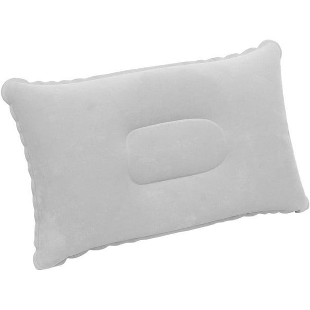 Pengtai Inflatable Pillow For Travel Or Camping Blow Up Pillow Gray