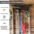 thumbnail image 3 of C2M Heavy Duty Floating Tool Shelf & Organizer 2-Pack | Wall Mounted Garage Storage Rack | Usa Made 100# Weight Limit Compact Steel | Perfect For Milwaukee Tools | Red, 3 of 4