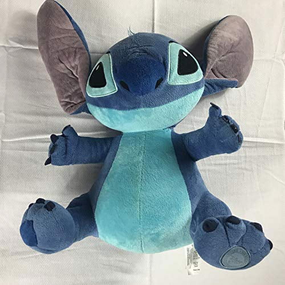 ddss Disney Store Stitch Plush Large Stuffed 13" Toy Lilo Beans Alien Stamped Patch