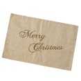 thumbnail image 1 of Christmas Placemat Rectanglular Cup Tableware Holder Mat 45x30cm - Ligero, Individual Zulema Estera de tabla de la Navidad, 1 of 8