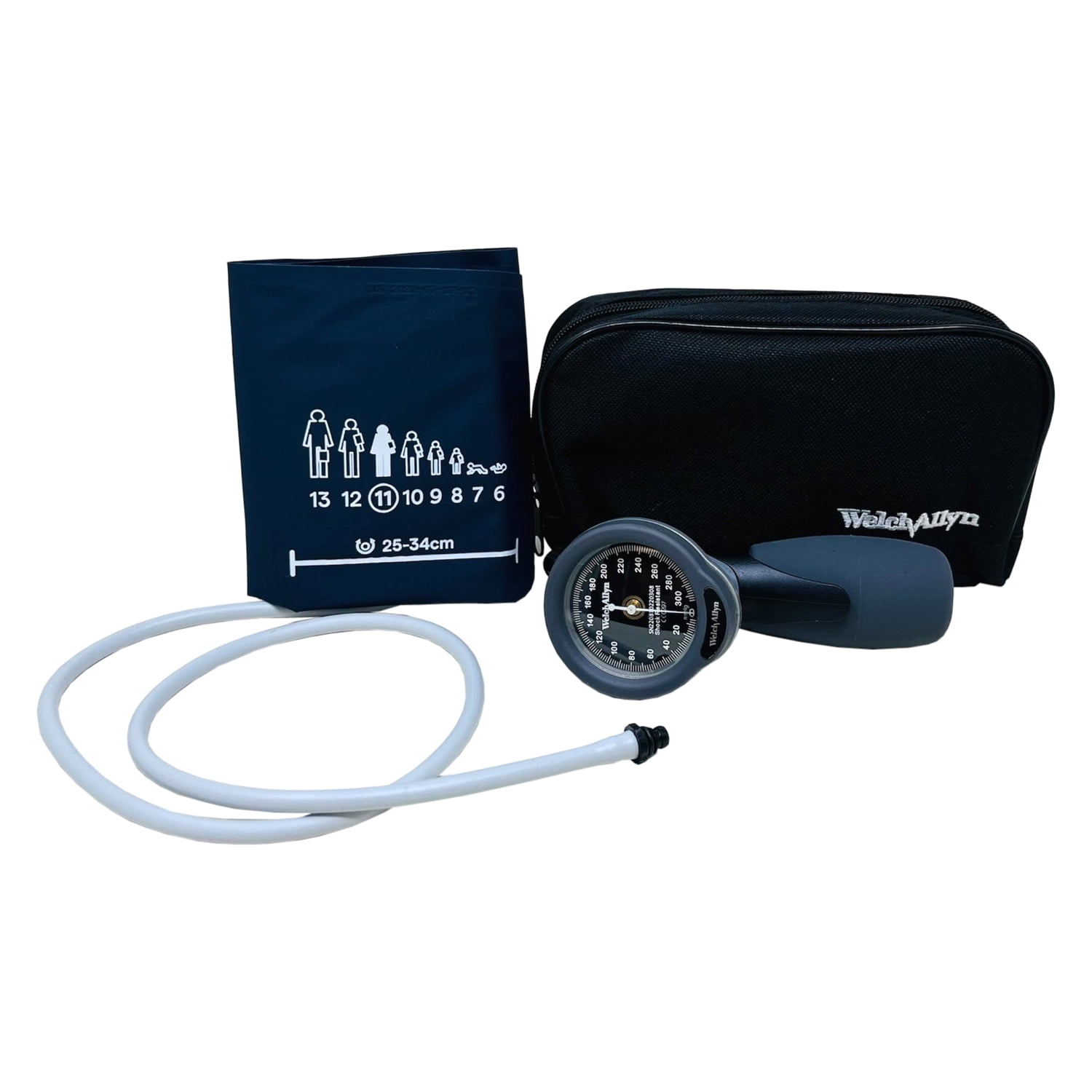 Welch Allyn 5098-27 DS66 Trigger Hand Aneroid with One Adult Cuff and Nylon Zippered Case