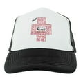 thumbnail image 2 of ThisWear Oncology Nurse Gifts for Women I'm an Oncology Nurse Essential Attributes Trucker Hat Black, 2 of 3