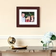 thumbnail image 4 of ArtToFrames 5x7 Inch Mahogany Picture Frame, This Brown MDF Poster Frame is Great for Your Art or Photos, Comes with Regular Glass (3977), 4 of 8