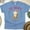 CarolinaBlue, variant on St. Nick’s Coffee Club Shirt | Festive Gingerbread Latte Christmas Tee, CarolinaBlue, Size S