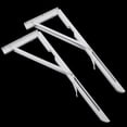 thumbnail image 4 of simhoa 2 Pieces Folding Shelf Brackets K Type Spring Steel Brackets Shelf Hardware 20inch, 4 of 8