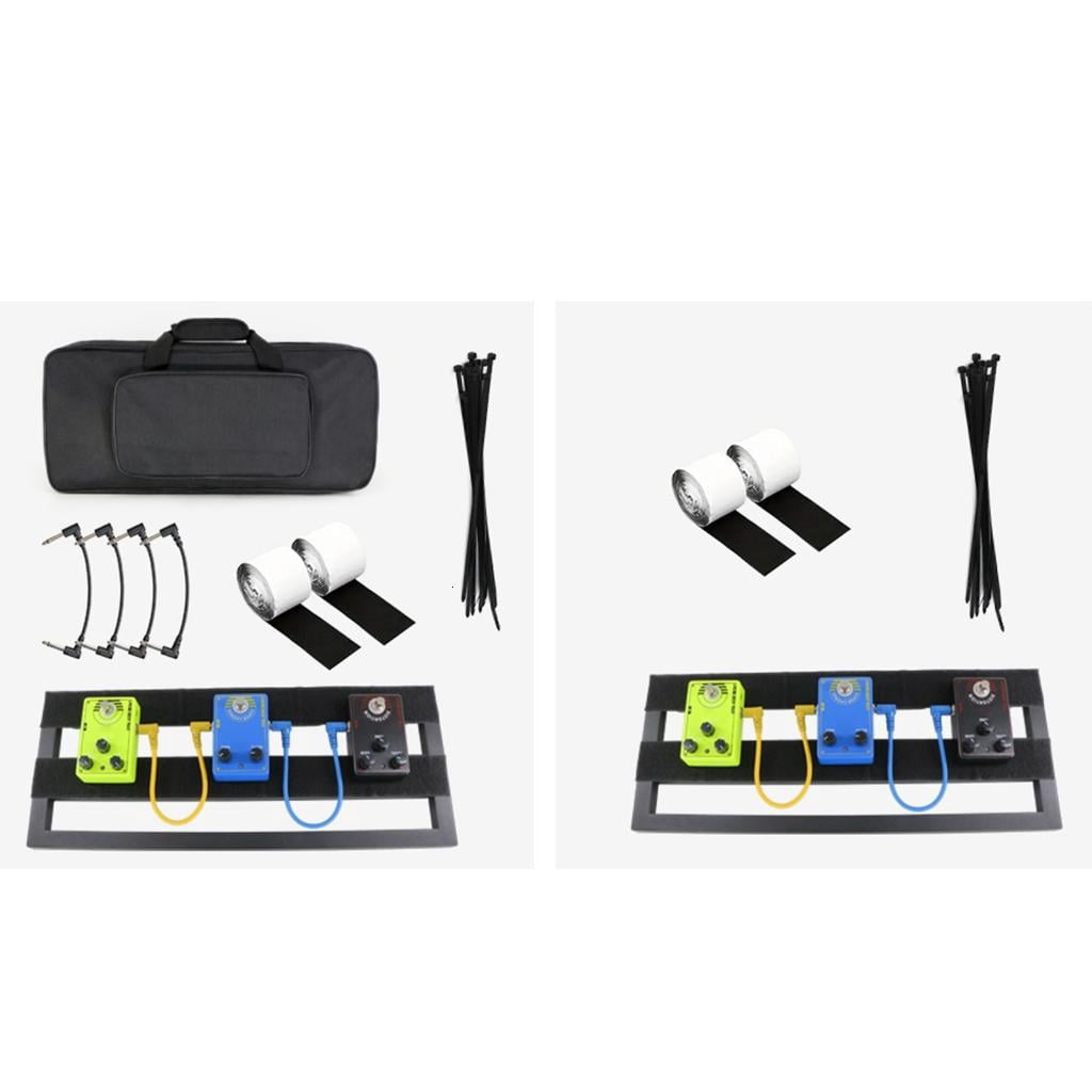 Yihuala Nonslip Effect Track Board Metal Guitar Effect Pedal Board Stable Practical Effects Bracket for Musical Instrument