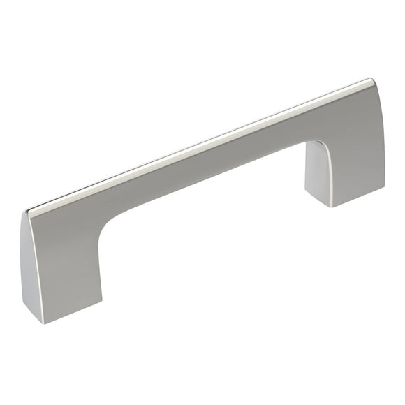 Amerock | Cabinet Pull | Polished Chrome | 3 inch (76 mm) Center-to-Center | Riva | 1 Pack | Drawer Pull | Drawer Handle | Cabinet Hardware