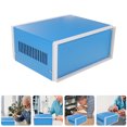 thumbnail image 2 of Shisuyan Electronic Enclosure Box Metal Electronic Project Case Junction Case Portable Junction Box, 2 of 7