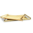 thumbnail image 1 of Heather Ann Creations W26603-NAT Moana 2-Piece Bamboo Nesting Tray Set - Natural, 1 of 1
