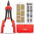 thumbnail image 1 of TOPEX 160PCS Heavy Duty Nut Rivet Riveter Rivnut Nutsert Gun Riveting Kit Thread M3-12, 1 of 12