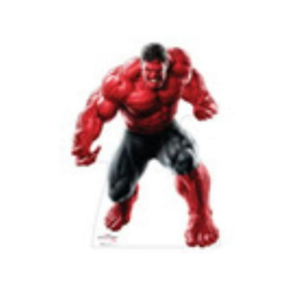 Advanced Graphics 5355 Captain America Brave World Red Hulk Cardboard Cutout - Life Size