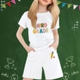 thumbnail image 2 of Gelikeya Back to School Outfits for Girls, Little Girl Summer Clothes, 2 Piece Shorts Sets Fashion 2026, 3-4 Years, 2 of 3