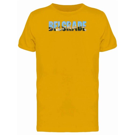 Belgrade Travel Lovers Quote Tee Men's -Image by Shutterstock