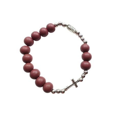 Gieenan Catholic Cross Rosary Bracelet Baptism Prayer Catholic Jewelry Religious Gift