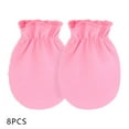 thumbnail image 4 of TELOLY 8 Pairs Baby Mittens,Cotton Mittens for Newborn Baby Girls,No Scratch Baby Mittens Newborn, 4 of 4
